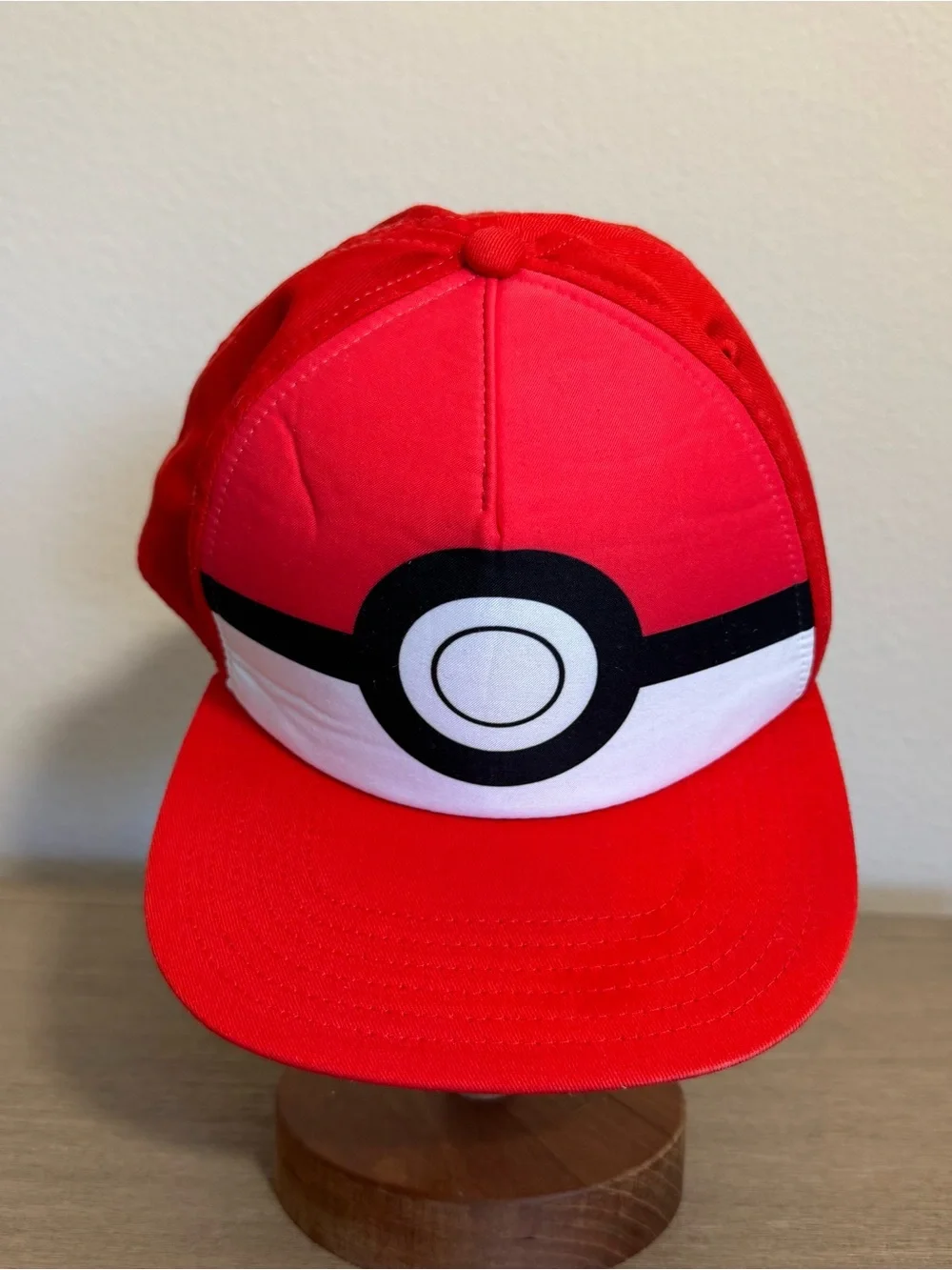 Pokemon Pokeball Youth OSFM Snapback Hat Red White Black